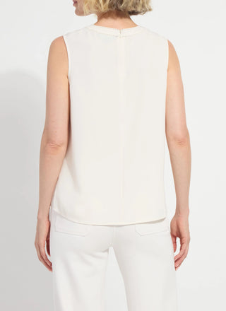 Kavita Crew Neck Contrast Stitching Blouse