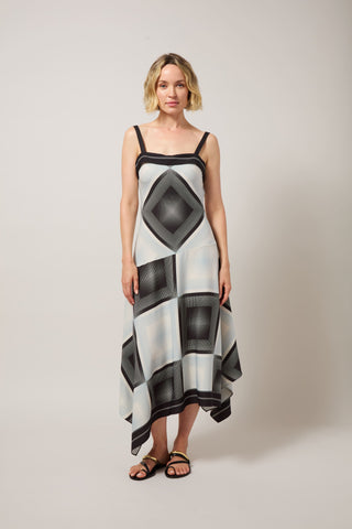 Sarai Handkerchief Asymmetrical Dress