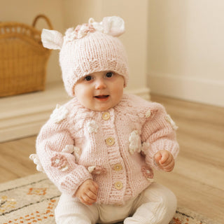 Flower Cardigan Sweater Blush Baby & Toddler