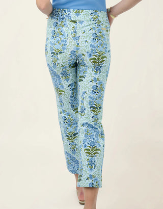 Maren Kick Flare Pant Flagler Floral Paisley Sky