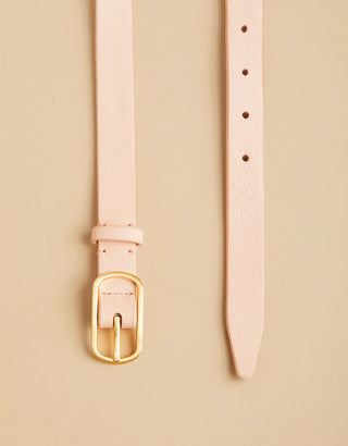 Siren Pale Pink Thin Belt