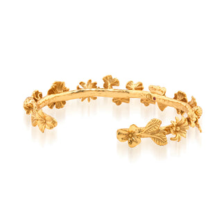 Meadow Flowers Petit Cuff Gold