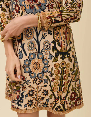 Nora Fringe Dress Guerard Estate Sand