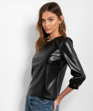 Load image into Gallery viewer, Alaina Top Vegan Leather