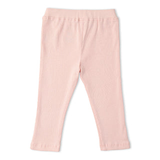 Organic Lace Collar Onesie & Leggings Set Blush ￼
