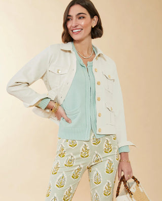 Cortland Braided Cardigan Tidewater