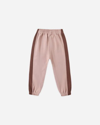 Paneled Sweatpant Rosewood