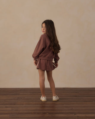 Half-Zip Sweatshirt Mulberry