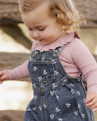Vintage Overall Heart Ditsy Indigo