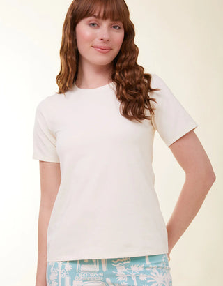 Heyward Jersey Tee Antique White