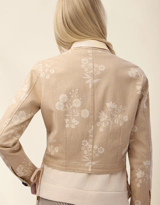 Larkin Cropped Jacket St. Augustine Folk Floral