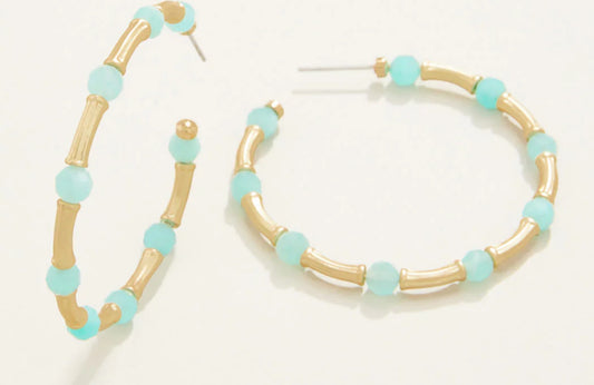 Calm Waters Hoop Earrings