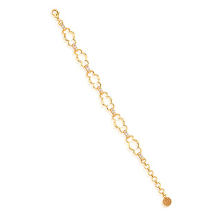 Maharani Grande Chain Bracelet 7.5”+2” Clear Cubic Zirconia