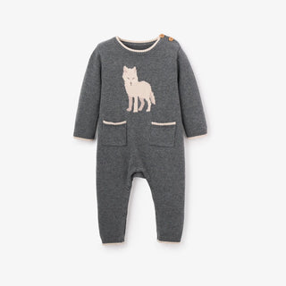 Charcoal Wolf Jumpsuit