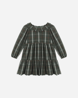 Fran Dress Holiday Plaid Evergreen