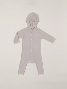 CozyChic Lite® Hooded Onesie Stone/Cream