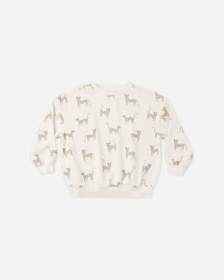 Relaxed Sweatshirt Leopards