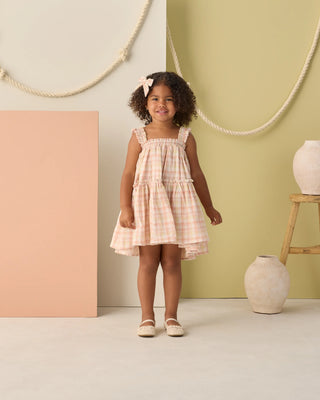 Cicily Dress Summer Plaid