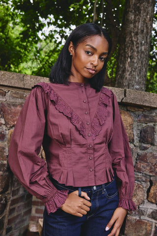 Ida Top Deep Mahogany
