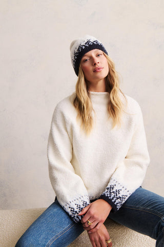 CozyChic Raglan Confetti Pullover Pearl Multi