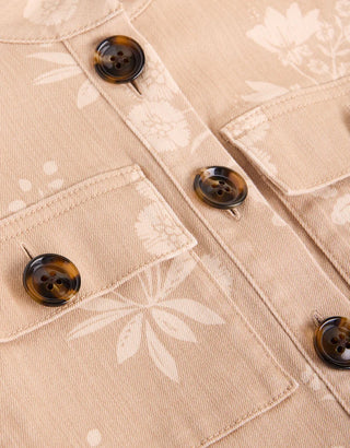 Larkin Cropped Jacket St. Augustine Folk Floral