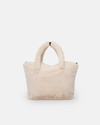 Ushuaia Tote Arctic White Faux Fur