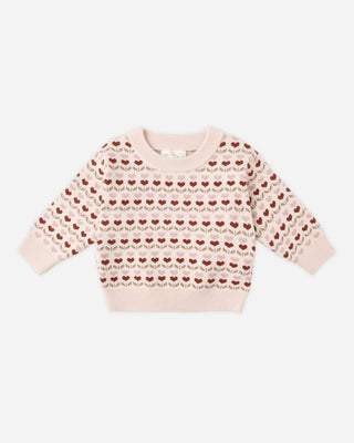 Shiloh Sweater Ruby Hearts