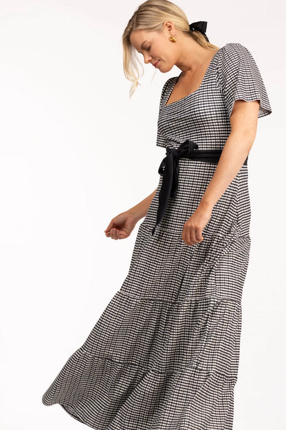 Lane French Gingham Dress