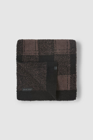 CozyChic Cotton Buffalo Plaid Scarf Umber Multi