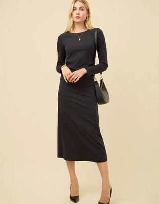 Bria Midi Dress Black