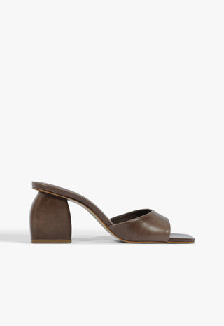 Leena Leather Sandal Root Brown