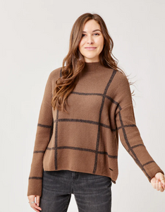 Brown Olivia Plush Sweater