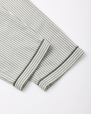 Long Sleeve Pajamas Evergreen Stripe