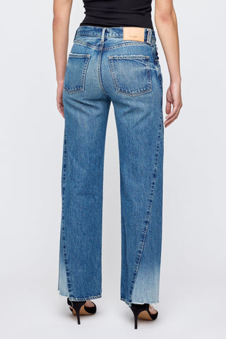 Panel Wide Jeans Holyoke Blue
