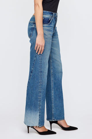 Panel Wide Jeans Holyoke Blue