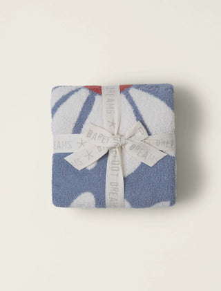 CozyChic Daisy Stroller Blanket 30”x40” Ocean Air Multi