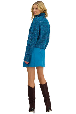 Daphne Sweater Teal Multi