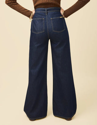 Faye Denim Trouser Midnight Marina Rinse Wash