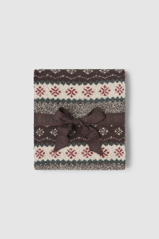 CozyChic Fairisle Scarf Umber Multi
