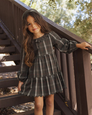 Fran Dress Holiday Plaid Evergreen
