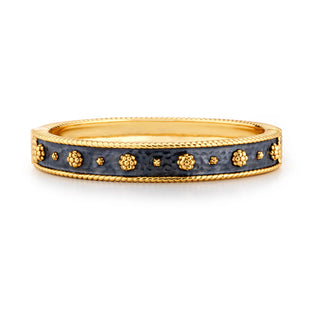 Berry Classic Hinged Bangle Gold/Midnight