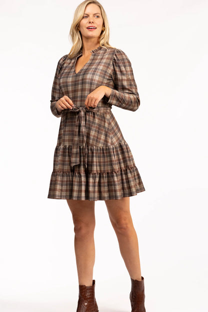 Rosemary Dress Professors Plaid