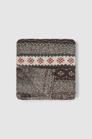 CozyChic Fairisle Scarf Umber Multi