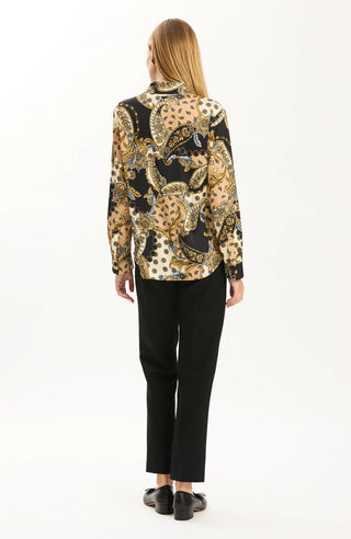 Candice Status Charmeuse Shirt Multi