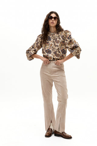 Gaia Poplin Shirt Paisley Morning