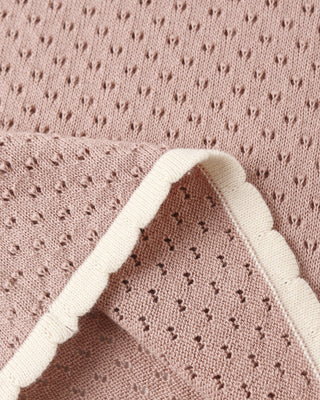 Pointelle Knit Pant Rosewood