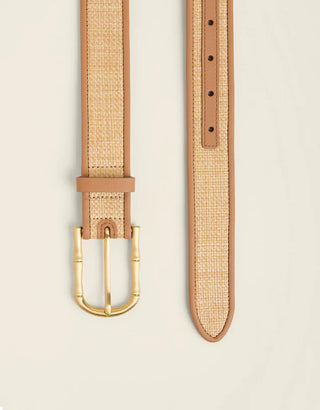 Ella Seagrass Belt Pecan