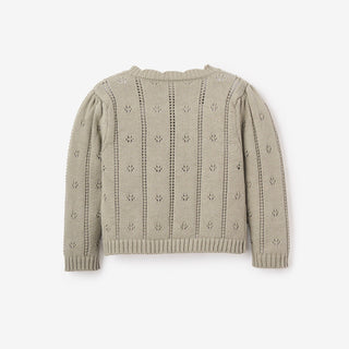 Sage Pointelle Cardigan