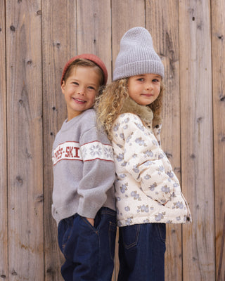 Idyllwild Jacket Blue Floral Natural