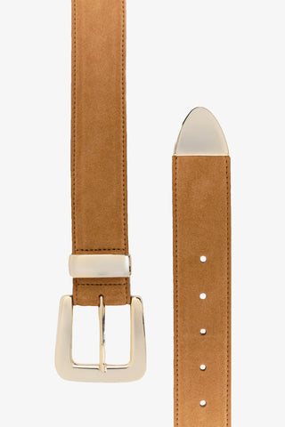 Nairobi Tan Suede Belt